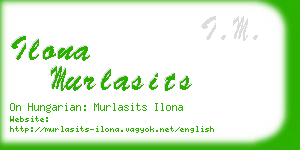 ilona murlasits business card